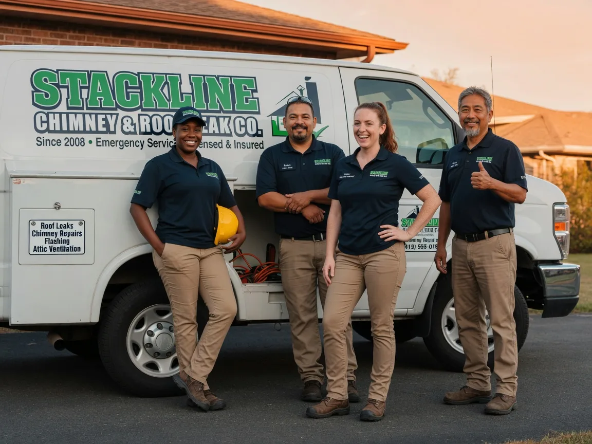 Chimney flashing repair company in Irondale, OH